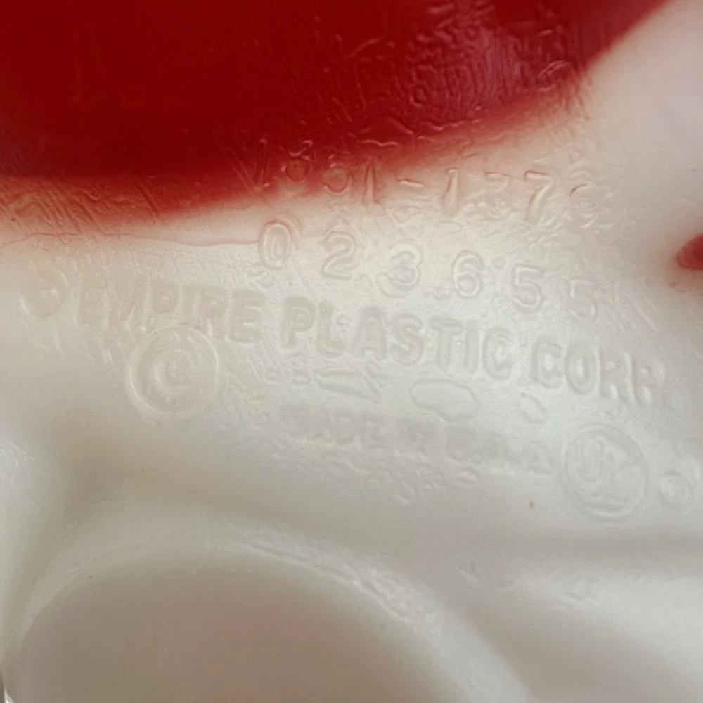 Vintage 1968 Empire Plastics Santa Blow Mold 13